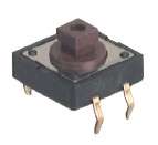 SWITCH TACTILE 12x12 SQR H=7.0  B1729 (OPTIONAL CAP)