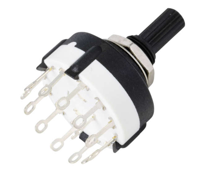 ROTARY SWITCH 4POL 3POS MBB SOL TAG B17416