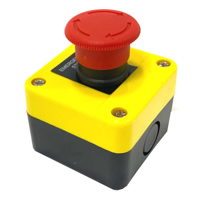 ENCLOSED PUSHBUTTON EMERGENCY STOP ROTATE-TO-REL. PB-ADP2 B174H29