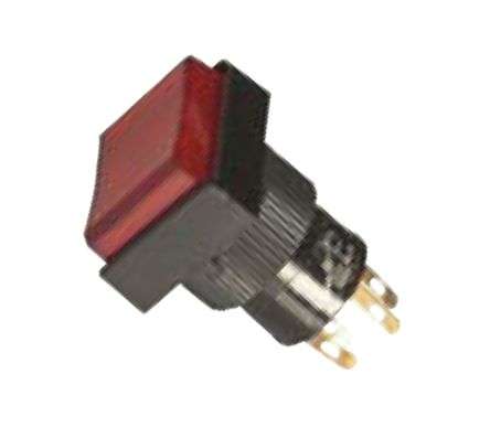 PUSH BUTTON ILLUMINATED RED N.0. 24V B18571C-RD