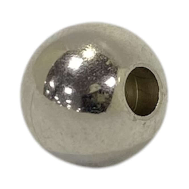 PEARL WHITE PLASTIC BALL 30mm WITH 9.5mm HOLE BALL-30