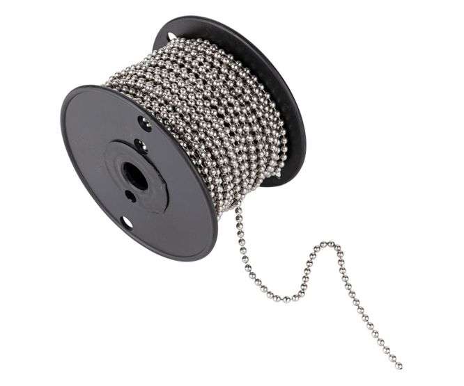 STAINLESS STEEL 2.0mm BALL CHAIN IN 100m REELS BC-SS-2-100R