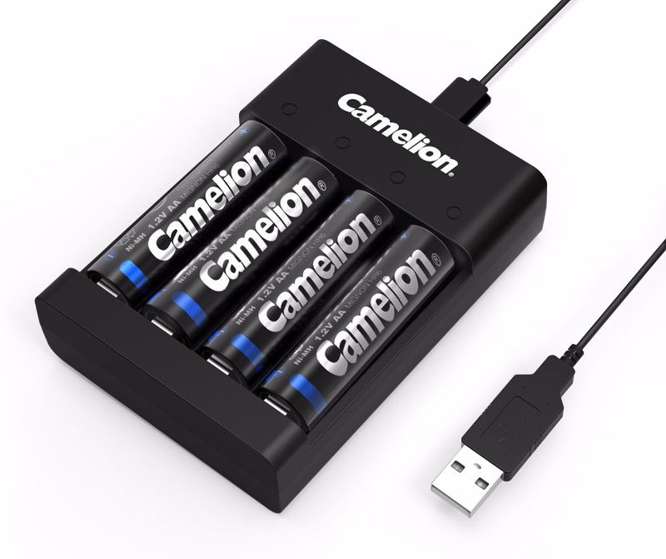 USB CHARGER FOR NICAD AND NI-MH BATTERIES BC-0807F-DB4