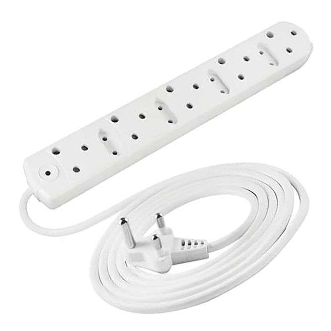 MULTIPLUG ADAPTER EXTENSION 5x15A 4x5A(EU) L=5mx1.5mm2 BC2035/5P