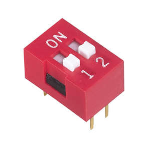 SWITCH-DIP 2-POLE 0.1A BD02  BD02