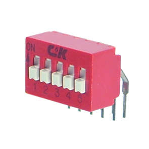 DIP SWITCH R/A 8-POLE PCB BD08-AV *A*
