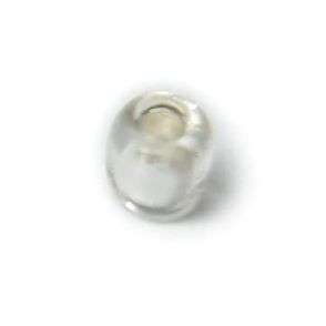 CLEAR GLASS SPACER 4mm ID=1.3mm - 600P/BAG 160030-CLEAR-1