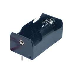 BATTERY HOLDER FOR 1xD WITH PCB PINS BLACK BH111-2P