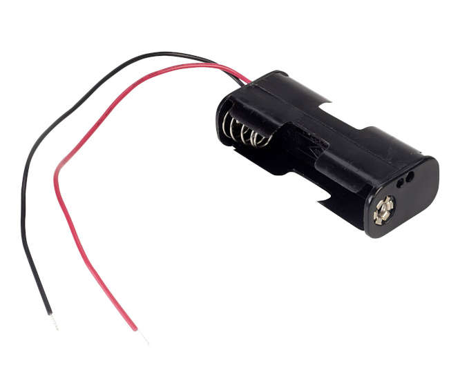 BATTERY HOLDER FOR 2xAA W/LEADS BH-322-1A
