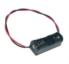 BATTERY HOLDER 1xN LEAD BLACK A23 230216