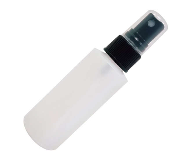 EMPTY PLASTIC SPRAY BOTTLE 30ML BLACK WITH CAP TBA