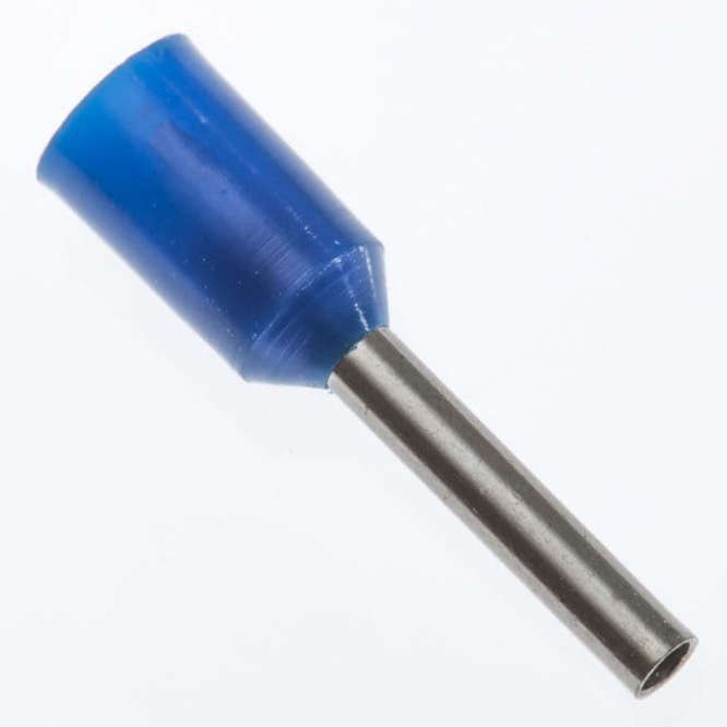 BOOT LACE FERRULE BLUE 0.5mm L=8mm - DEBULK EVN0508(BLUE)