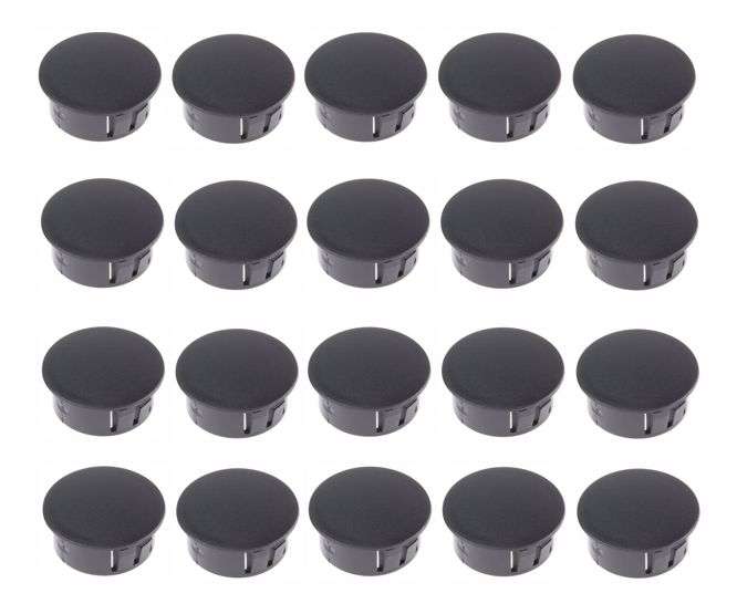BLANKING PLUG 25mm BLACK - 200P/BAG M25-BK