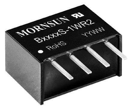 DC-DC CONVERTER 1W I=12 O=12V @ 84mA  B1212S-1WR2
