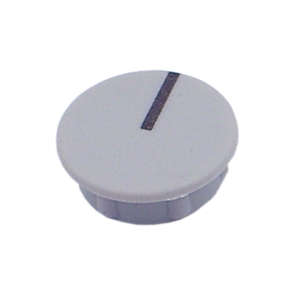 CAP FOR COLLET KNOB GREY WITH BLACK STRIP C151-GRY