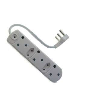 MULTIPLUG MAINS ADAP 3X3 2X2 5A 0.5M LEAD C2034