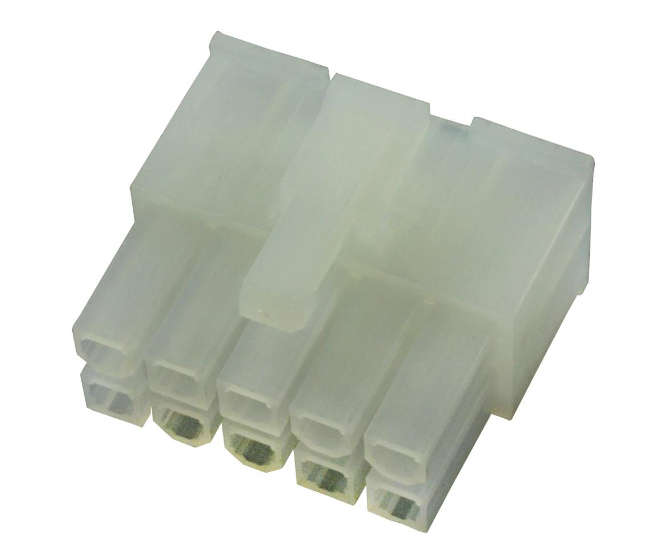 RECEPTACLE HOUSING DIL 10W P=4.2mm WHT C4255HF-2X05P