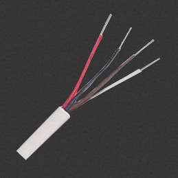 TEL/COM CABLE 4C SOLID WHITE - 50M/ROLL   H444C050S-WH-50M *DBK*