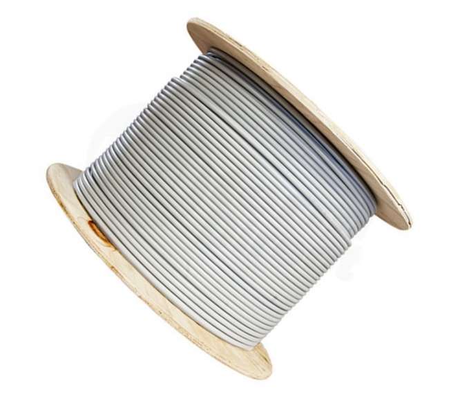 CAT5E NETWORK GREY CABLE SOLID TYPE - 500M/DRUM H725UTPS-GY