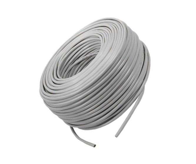 CAT6 FTP ETHERNET CABLE CCA 8C SOLID GREY - 100m/ROLL H726FTPS-GY