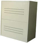 STEEL BATTERY CABINET 12x100A 780x470x900 C-12 - NO LEADS
