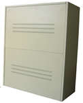 STEEL BATTERY CABINET 24x100A 1150x470x1190mm C-24