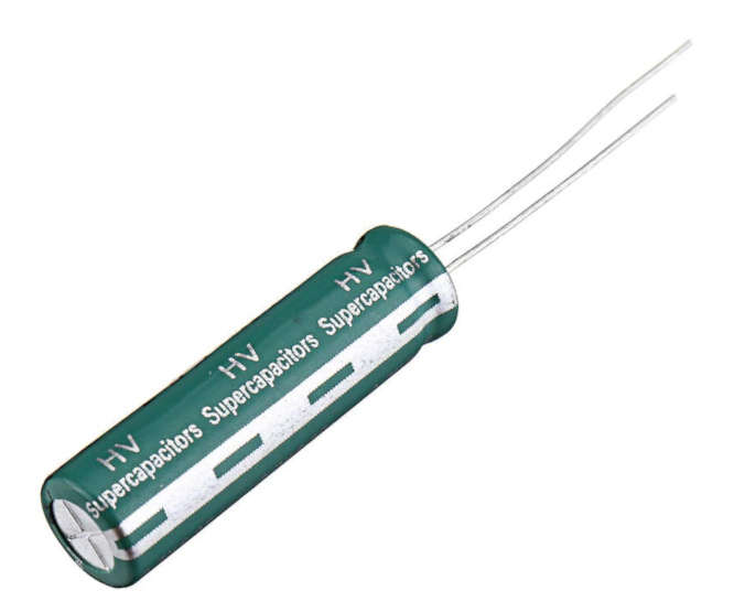 SUPER CAPACITOR RADIAL 5F 2V7 8x25 P=2.5mm CAP-2V7-5F 8x25mm