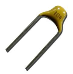 CAPACITOR CER DISC M/L 100nF 50V P=7.5 R-0805Y104Z500 *D*