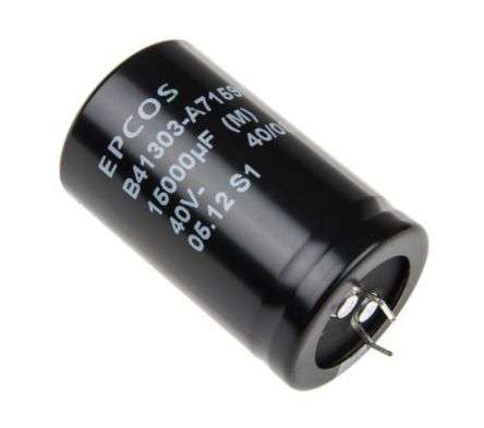 ALUMINIUM ELECTROLYTIC CAPACITOR 15000F 40VDC B41303A7159M