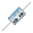 CAPACITOR ELEC AXIAL  2.2uF  100V  SA 2.2UF 100VA