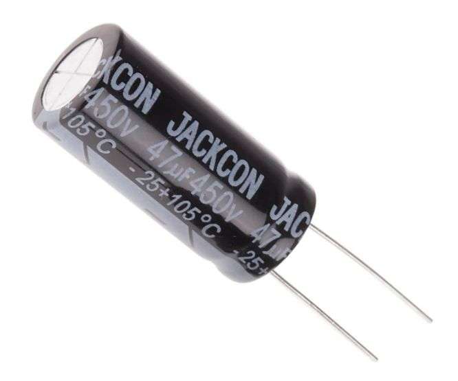 ELECTROLYTIC CAPACITOR RADIAL 47uF 450V HT 16x36 P=7.5 LHK470M450V1636