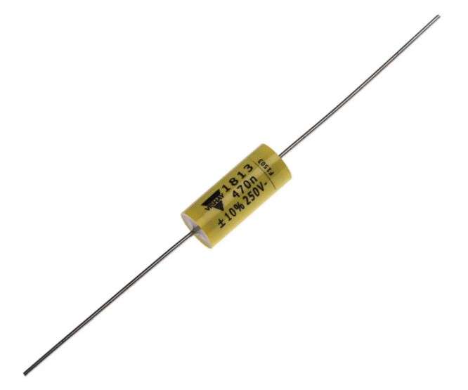 POLYESTER FILM CAPACITOR AXIAL 470nF 250V 10% MKT1813447255