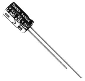 CAPACITOR ELEC RAD 1uF 50V LIHT  50YXF1M 5x11 *D*