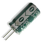 CAPACITOR ELEC RAD 100uF 63V ST ECR 100uF 63V  *R*