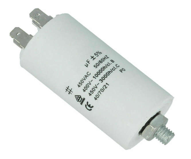 MOTOR RUNNING CAPACITOR 60uF 450V STU/4TE CBB60-E-60UF-450VAC