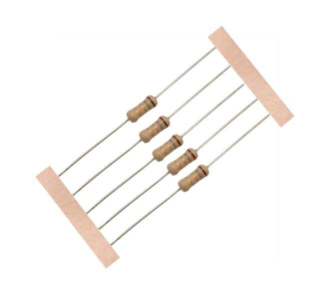 RESISTOR 1W RND C/F 5% 100E  CF100-100E-J-TB / 220068