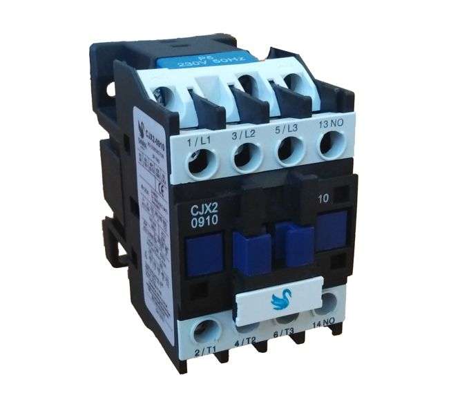 CONTACTOR 230VAC COIL 9A 3P+1-OPEN AUXILIARY  CJX2-09-220VAC-COIL
