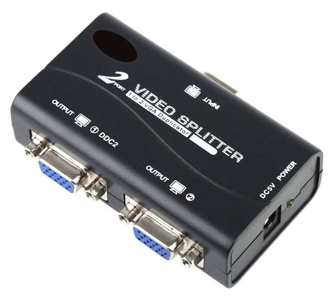 ACTIVE VGA VIDEO SPLITER 1-TO-2 250MHz CKL-1021U