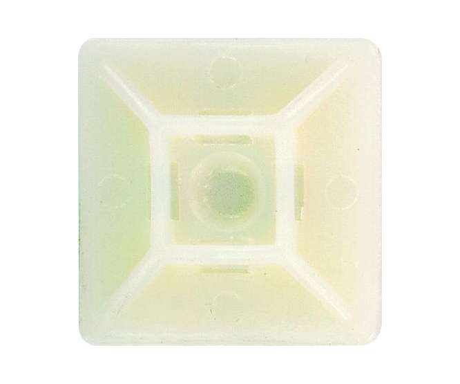ADHESIVE CABLE TIE MOUNT 19x19MM WHITE CM-19 *DBK*