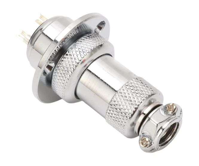 MICROPHONE CIRCULAR PLUG & SOCKET 6W CN21206