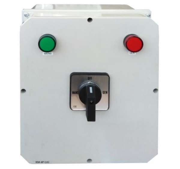 CHANGE OVER SWITCH 4-POLE PVC ENC 40A 30ECS-40A-4P