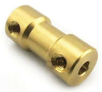 BRASS COUPLING STRAIGHT 5-6 BC-5-6 / 170151-24