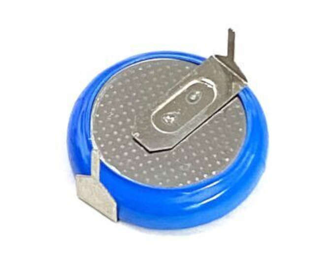 TAGGED LITHIUM BATTERY 3V 210mA PCB=20mm CR2032-VBY2