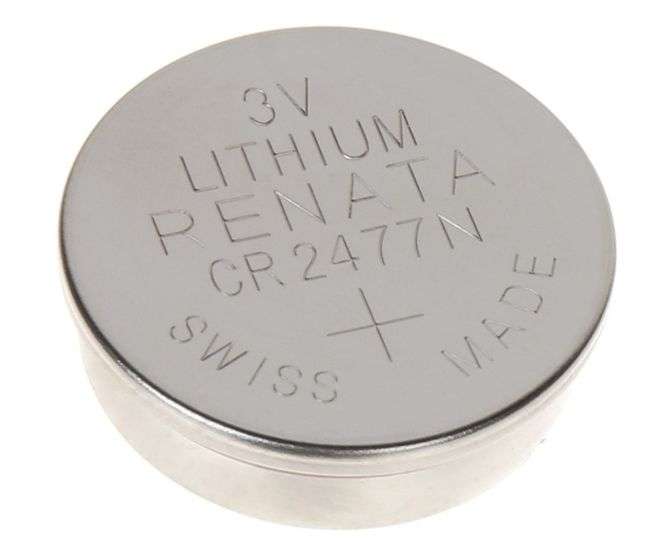 LITHIUM COIN BATTERY 3V 950mA 24x7.7mm FLANGE CR2477N