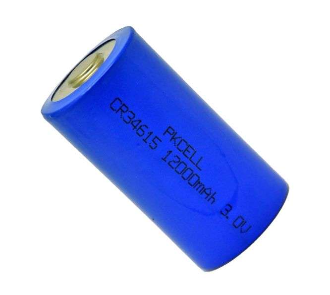 D=SIZE BATTERY 3V LiTHIUM 12A 34x61.5 CR34615E