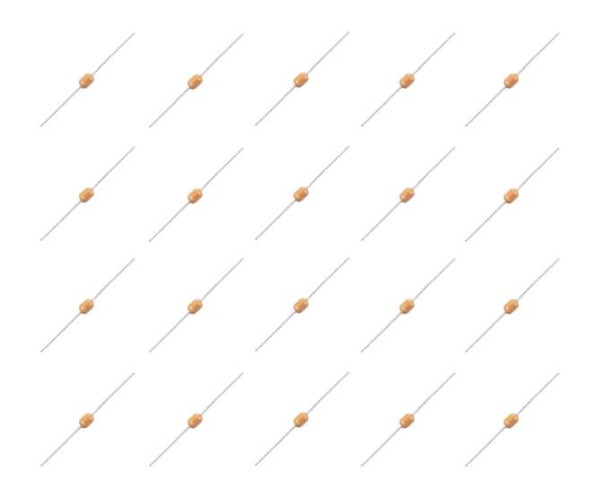 CERAMIC CAPACITOR AXIAL M/L X7R 10nF 50V - 5K/BOX CT42-103M17Y500P-T/B