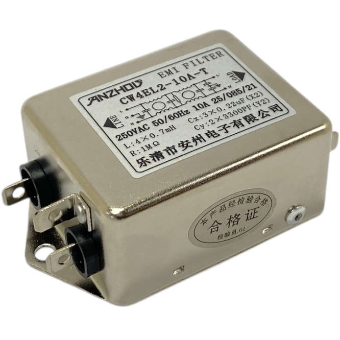EMI/EMC CHASSIS MOUNT FILTER 10A 250VAC CW4EL2-10A-T