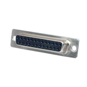 SOCKET D-SUB 25W PANEL MNT SOLDER METAL 25SCKNS