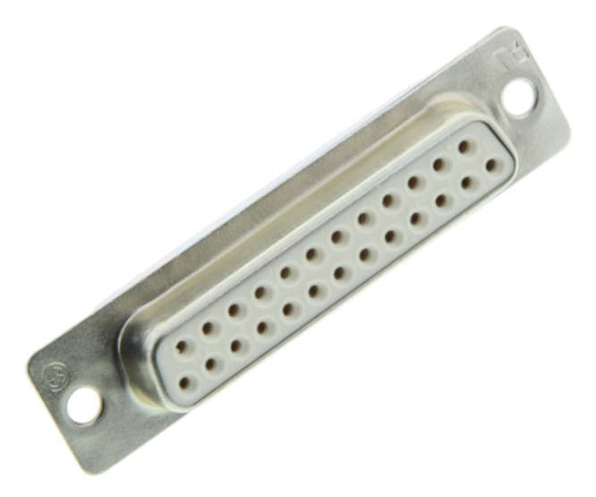 SOLDER D-SUB SOCKET 25W PANEL MNT DB-25S / DB25STW2NTS