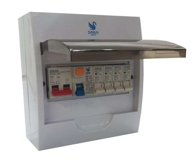DISTRIBUTION BOARD POPULATED SURFACE 8W DB08W-P-SF